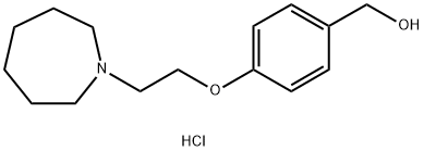 Bentzeno metanola, 4-[2-(hexahidro-1H-azepin-1-il)etoxi]- (klorhidrato)