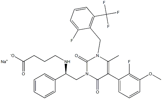 Elagolix sodioa