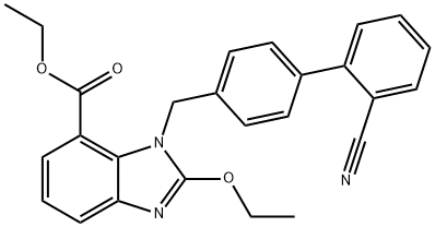 Etil-2-etoxi-1-[[(2'-zianobifenil-4-il) metil] benzimidazol]-7-karboxilatoa