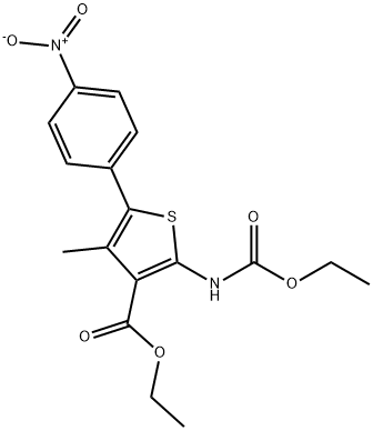 2-((etoxicarbonil)amino)-4-metil-5-(4-nitrofenil)tiofeno-3-karboxilato de etil