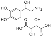 L-4-(2-amino-1-hidroxietil)-1,2-bentzenodiol bitartratoa