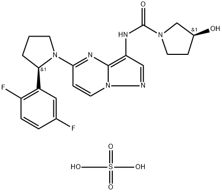 Larotrectinib sulfatoa