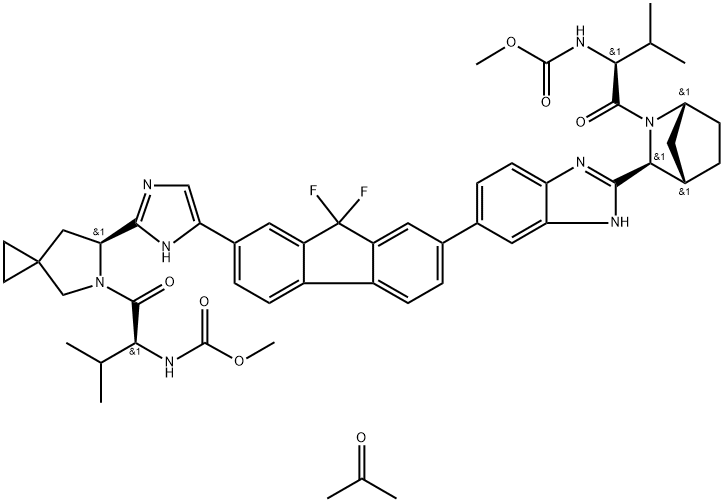 Ledipasvir azetona