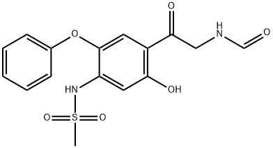 MetanosulfonaMida, N-[4-[2-(forMylaMino)acetil]-5-hidroxi-2-fenoxifenil]-
