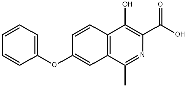 metil 1-kloro-4-hidroxi-7-fenoxiisokinolina-3-karboxilatoa