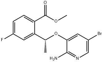 metil (R)-2-(1-((2-amino-5-bromopiridin-3-il)oxi)etil)-4-fluorobenzoatoa