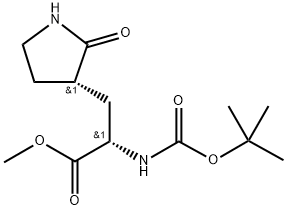 Metil (S)-2-(Boc-amino)-3-[(S)-2-oxo-3-pirrolidinil]propanoatoa
