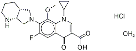 Moxifloxacin klorhidrato monohidratoa