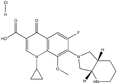 Moxifloxacin klorhidratoa