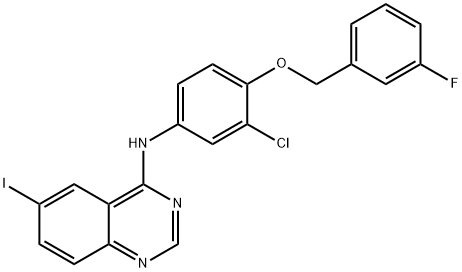 N-[3-Kloro-4-(3-fluorobenziloxi)fenil]-6-iodoquinazolin-4-amina