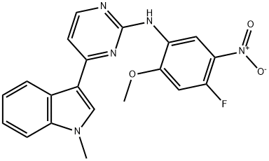 N-(4-fluoro-2-metoxi-5-nitrofenil)-4-(1-metilindol-3-il)piriMidin-2-aMine