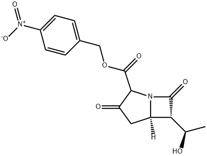 p-Nitrobenzil-6-(1-hidroxietil)-1-azabicyclo(3.2.0)heptano-3,7-diona-2-karboxilatoa