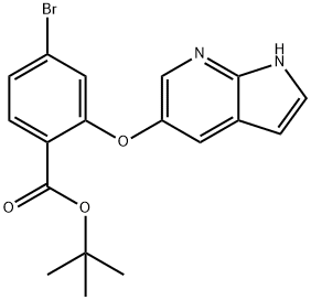 tert-butil 2-((1H-pirrolo[2,3-b]piridin-5-il)oxi)-4-bromobenzoatoa