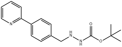 tert-butil 2-(4-(piridin-2-il)benzil)hidrazinkarboxilatoa